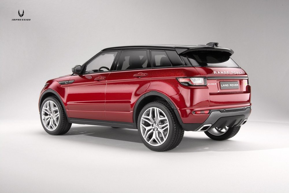 Range Rover Evoque красный