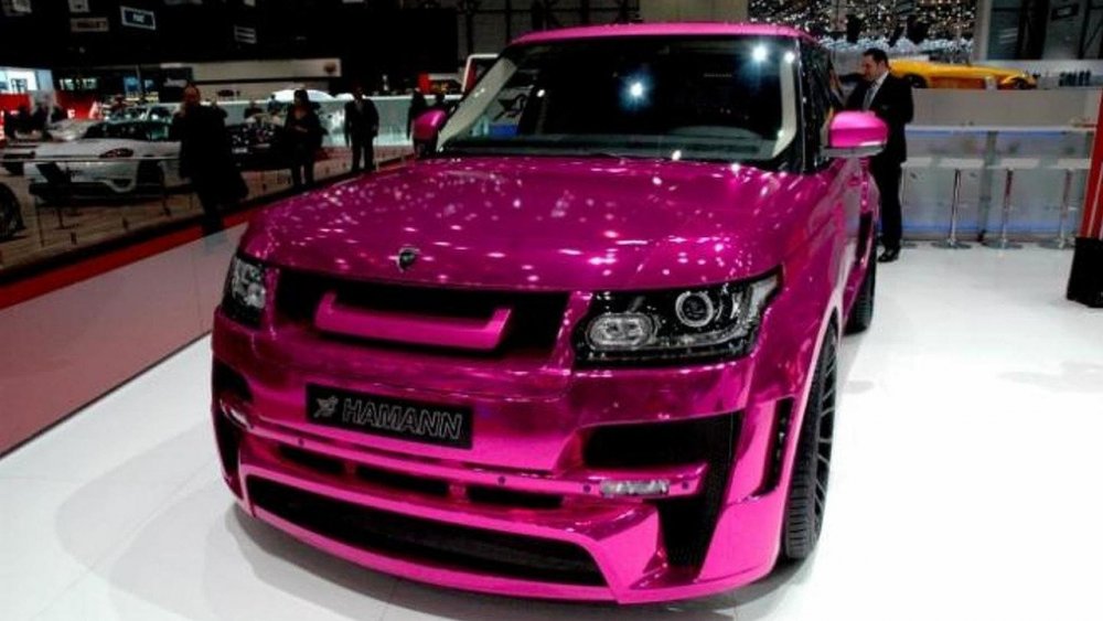 Range Rover Evoque Pink