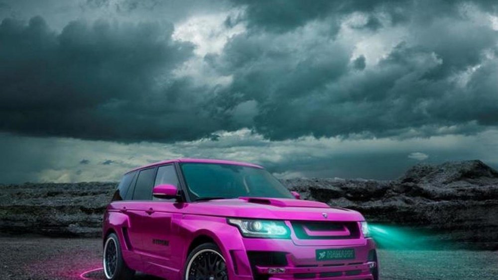 Range Rover Velar розовый