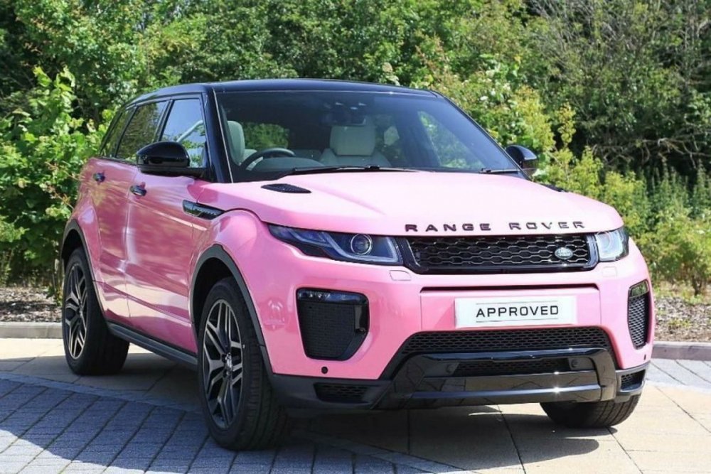 Pink range Rover