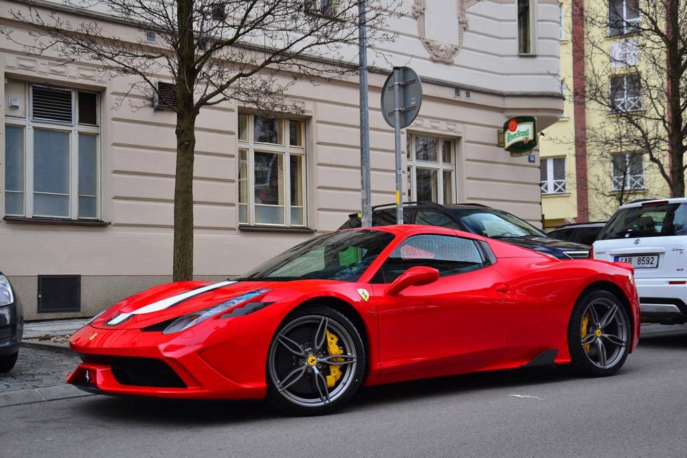 Unique Blue Ferrari 458 speciale цена