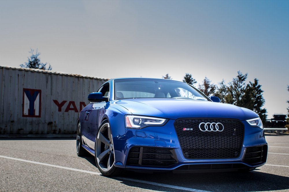Audi TTS Coupe синий