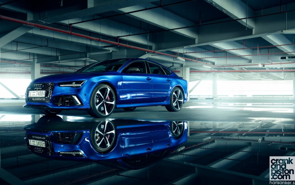 Audi rs6 синяя