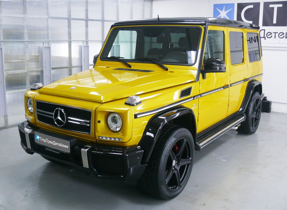 Золотой Mercedes-AMG g63