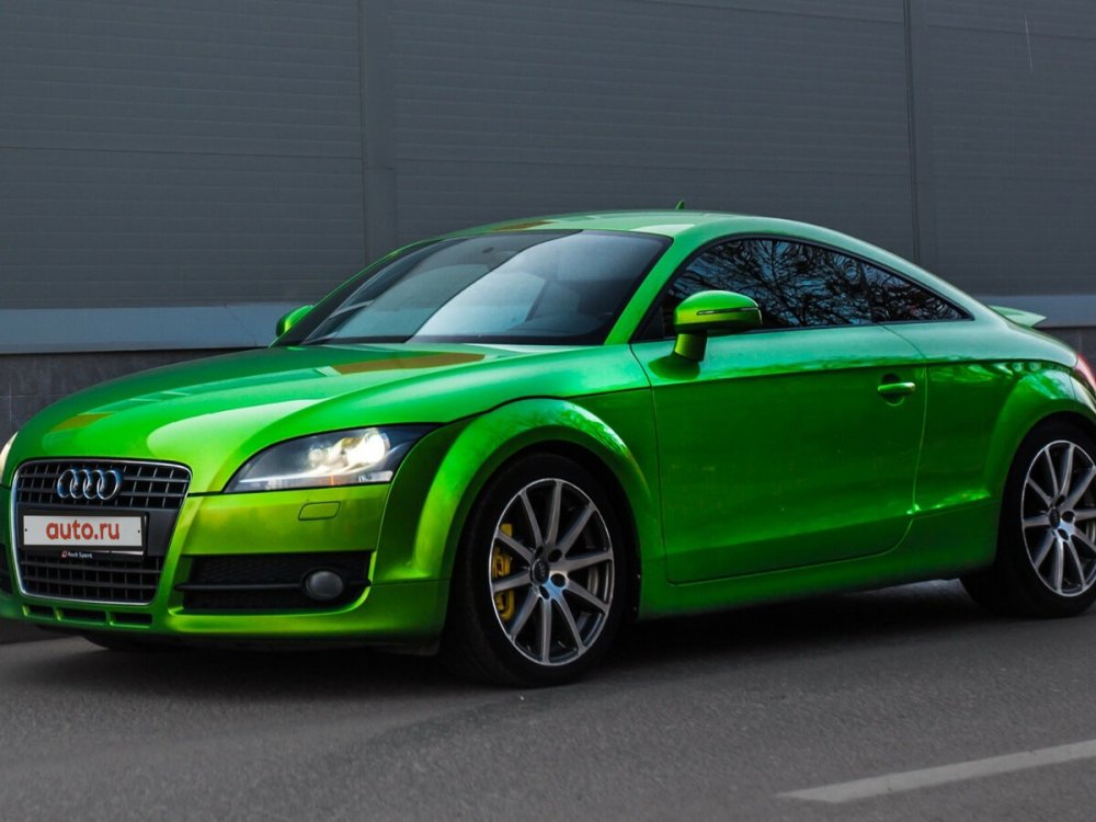 Audi tt зеленый