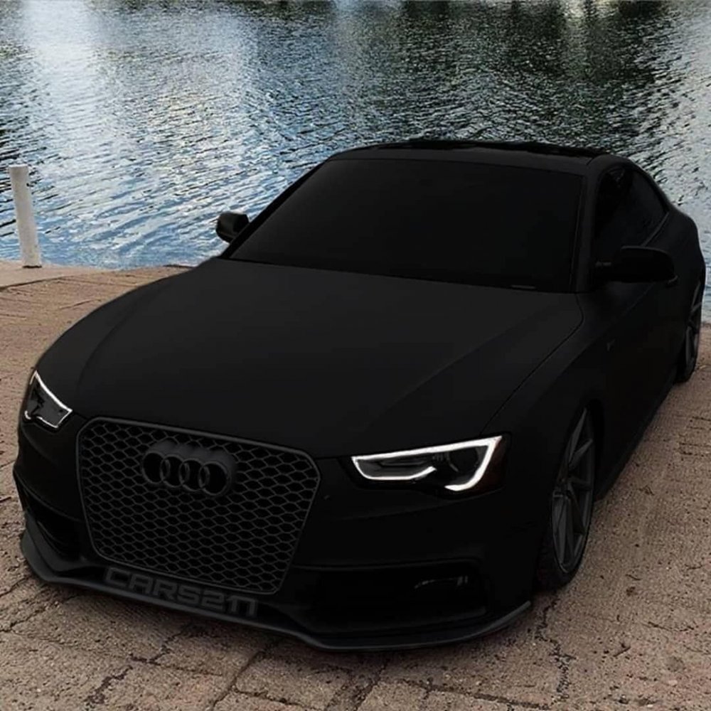Matte Black Audi s5