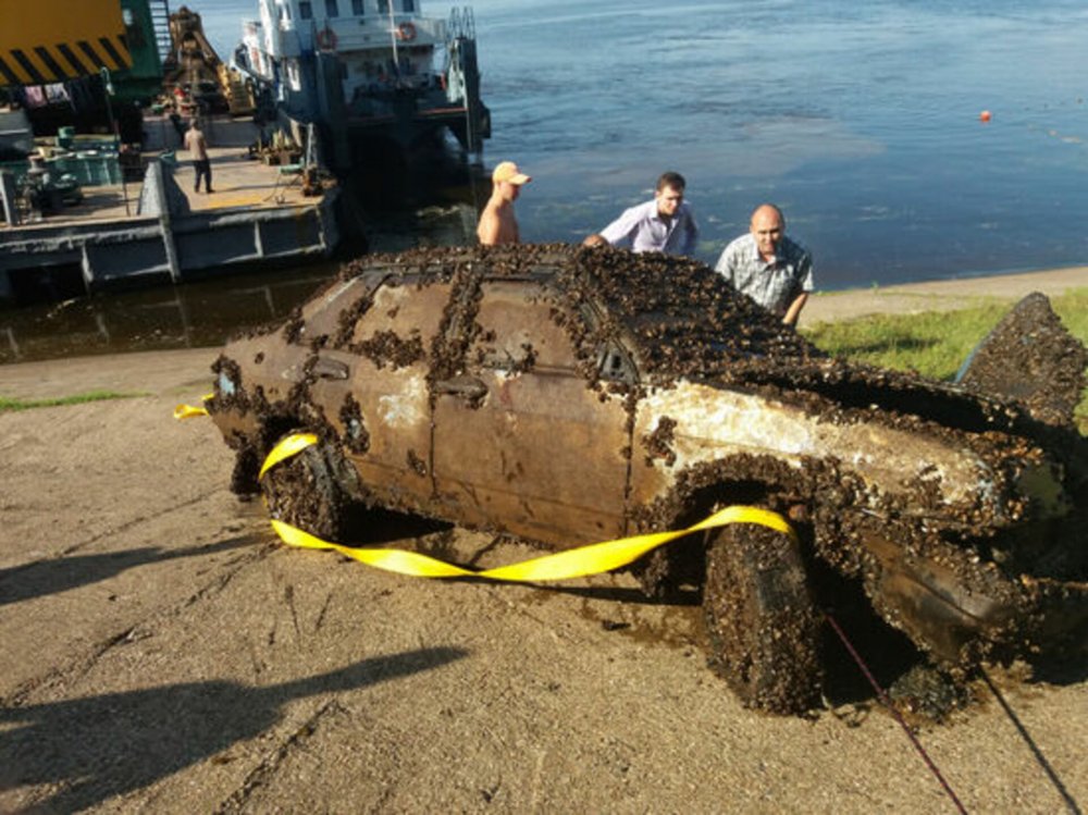 ВАЗ 21099 со дна Волги