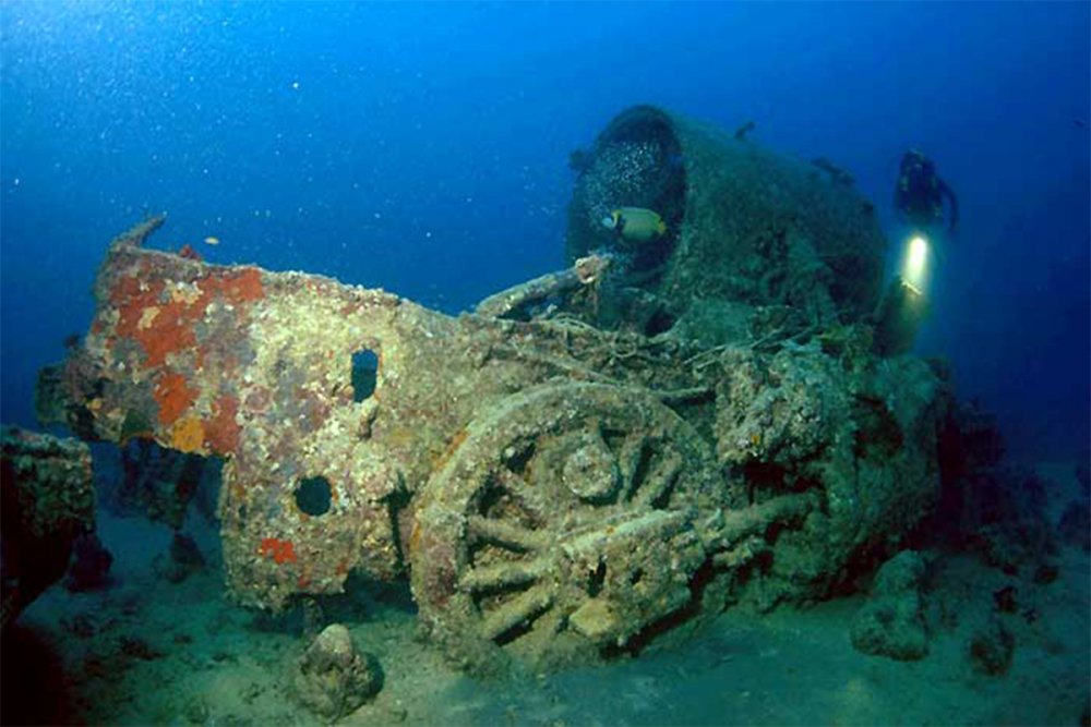 Корабль SS Thistlegorm, красное море