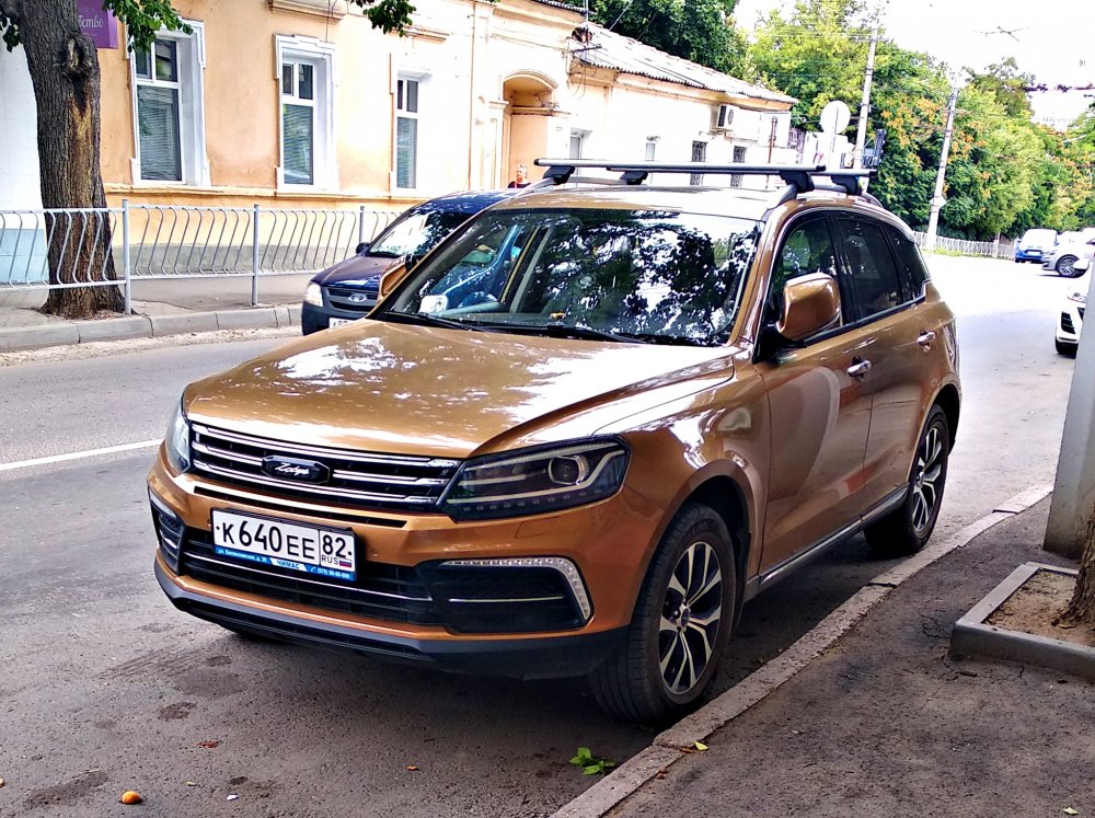 Габариты Zotye Coupa