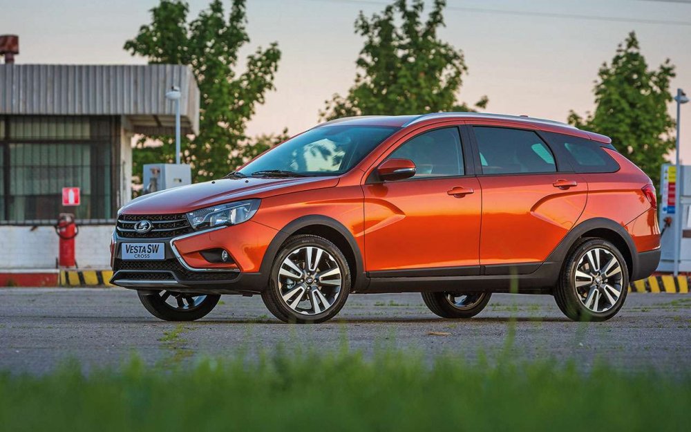 Lada Vesta SW Cross синяя