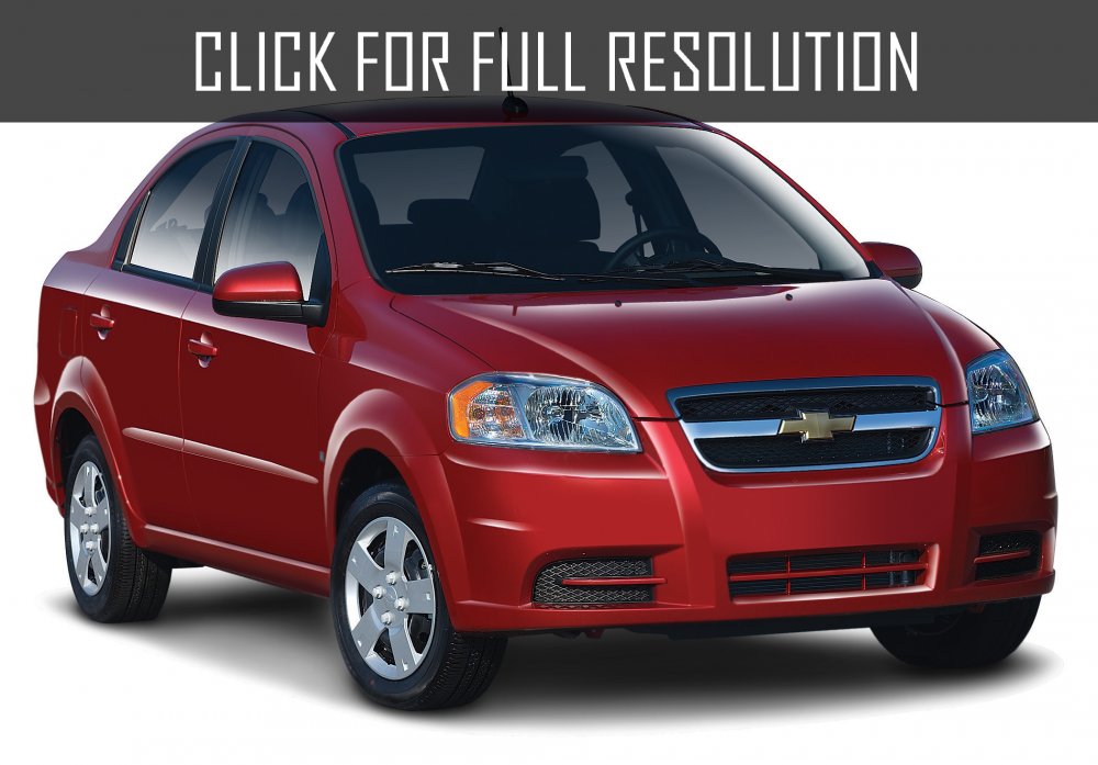 Chevrolet Aveo t250 белый