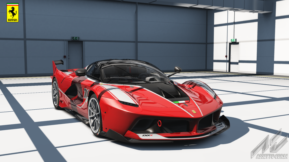 Ferrari FXX K сзади