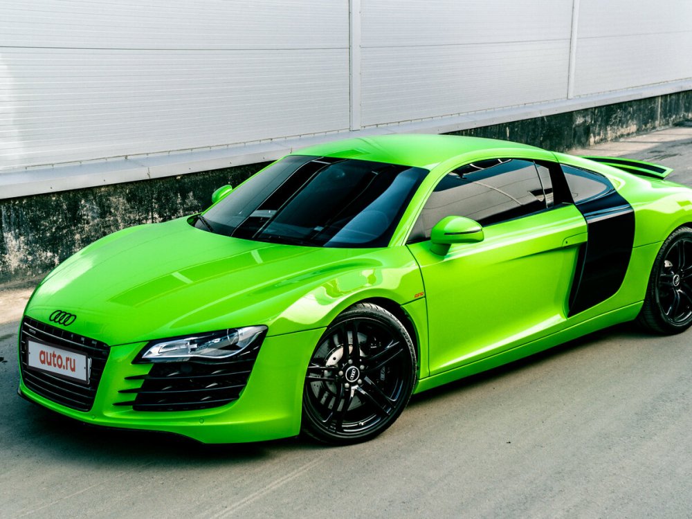 Audi rs6 зеленая
