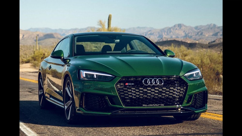 Audi s5 зеленый