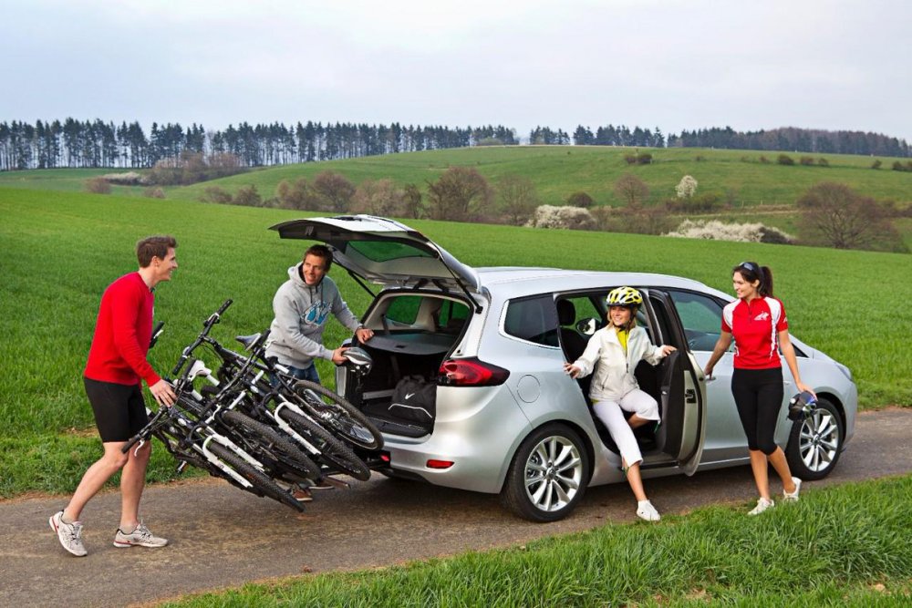 Zafira Tourer c вело ерепление