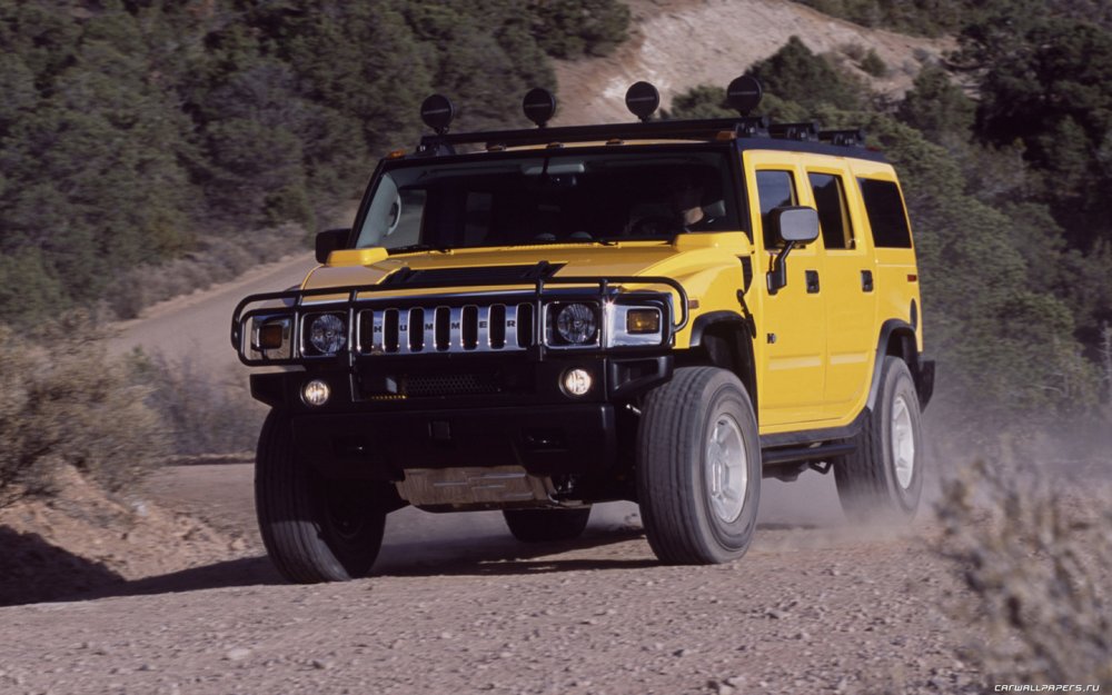 Hummer h2 желтый