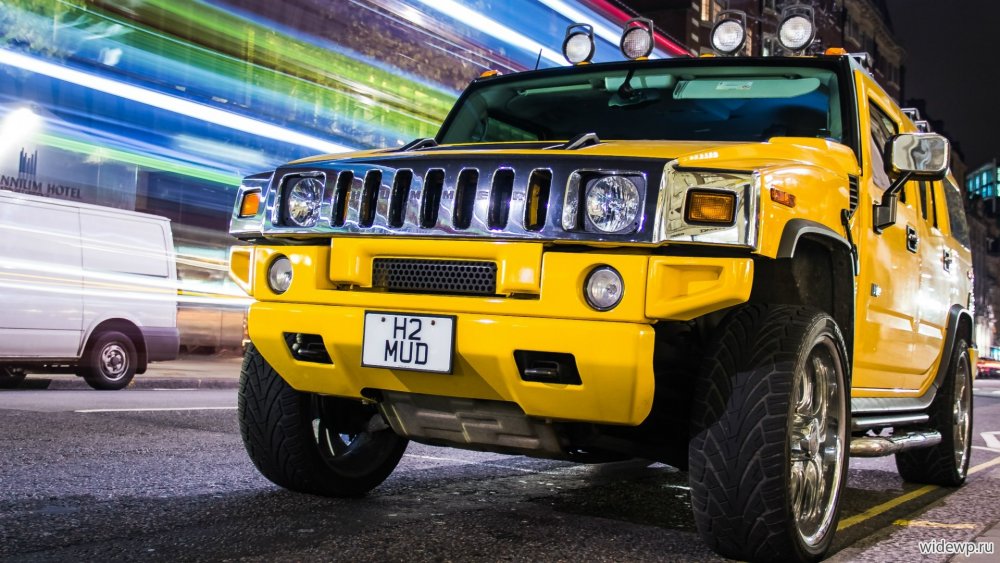 Hummer h2 желтый