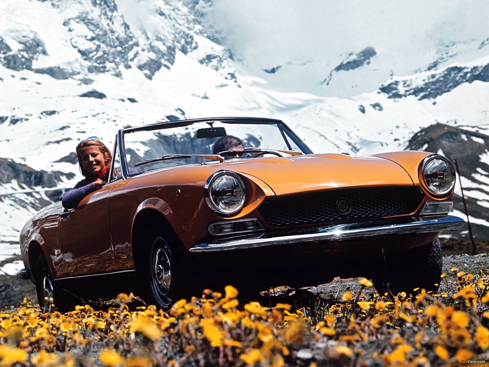 Fiat 124 Spider ретро