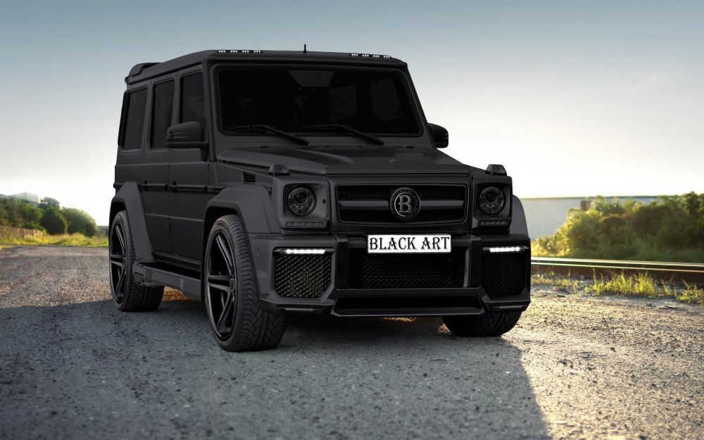 Mercedes Gelandewagen Brabus черный