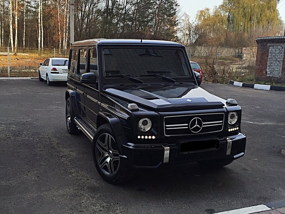 Гелендваген g55 AMG черный тонированный