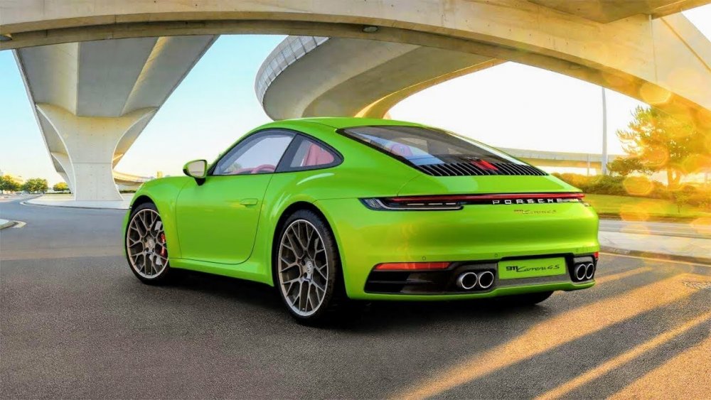 Porsche 911 Turbo s Green