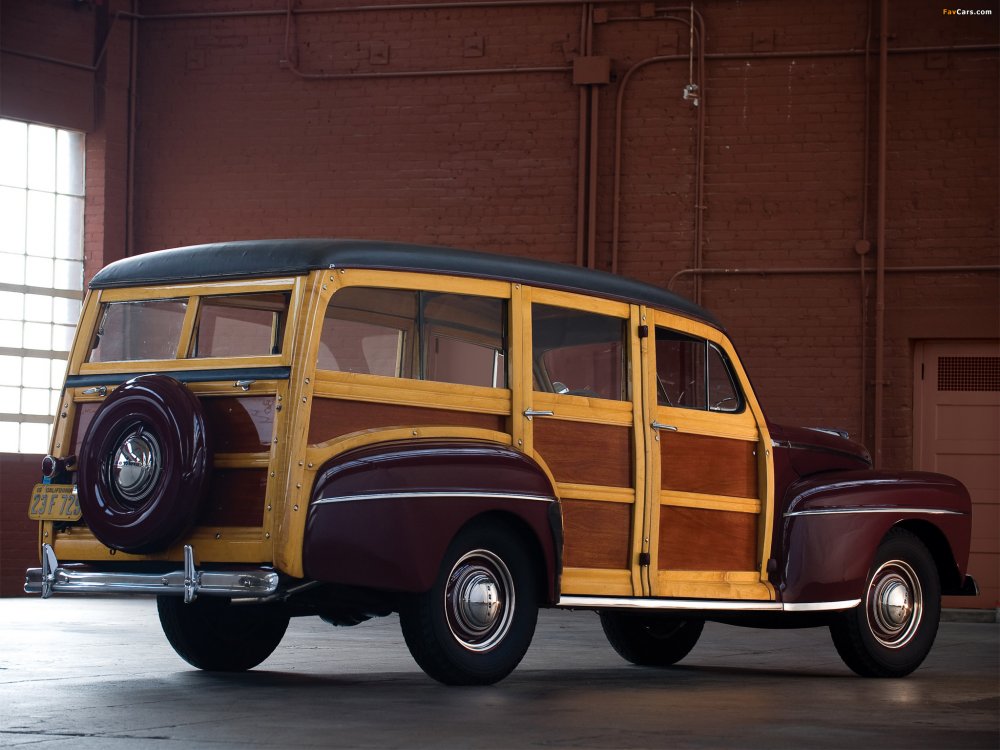 Ford super deluxe station wagon