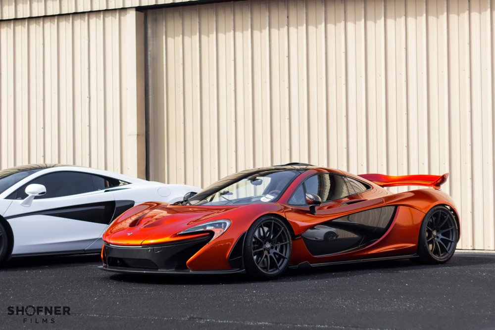 Mclaren p1 оранжевый