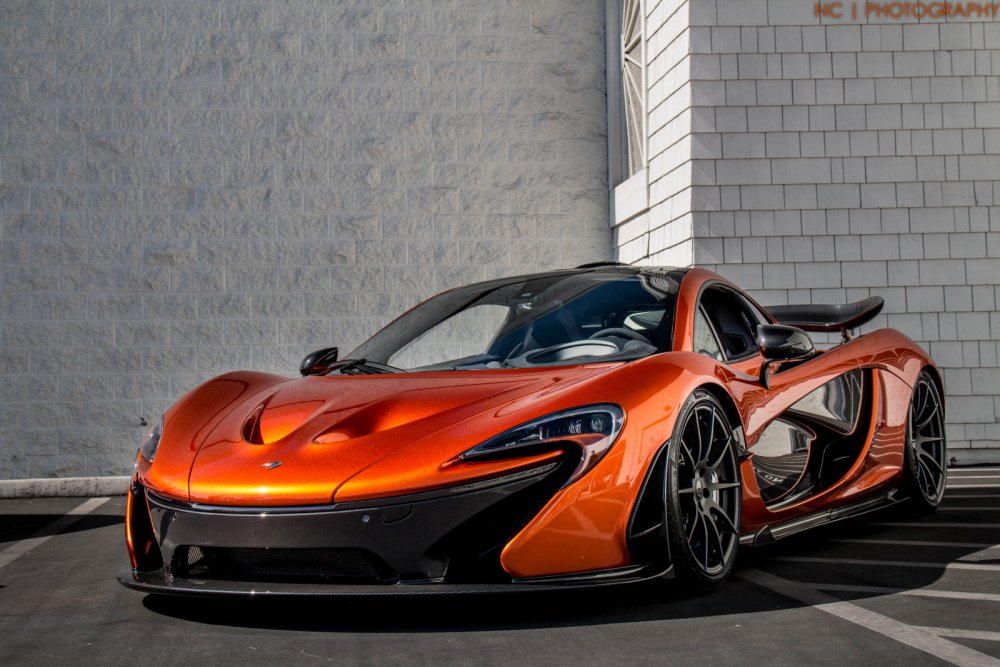 MCLAREN p1 оранжевый