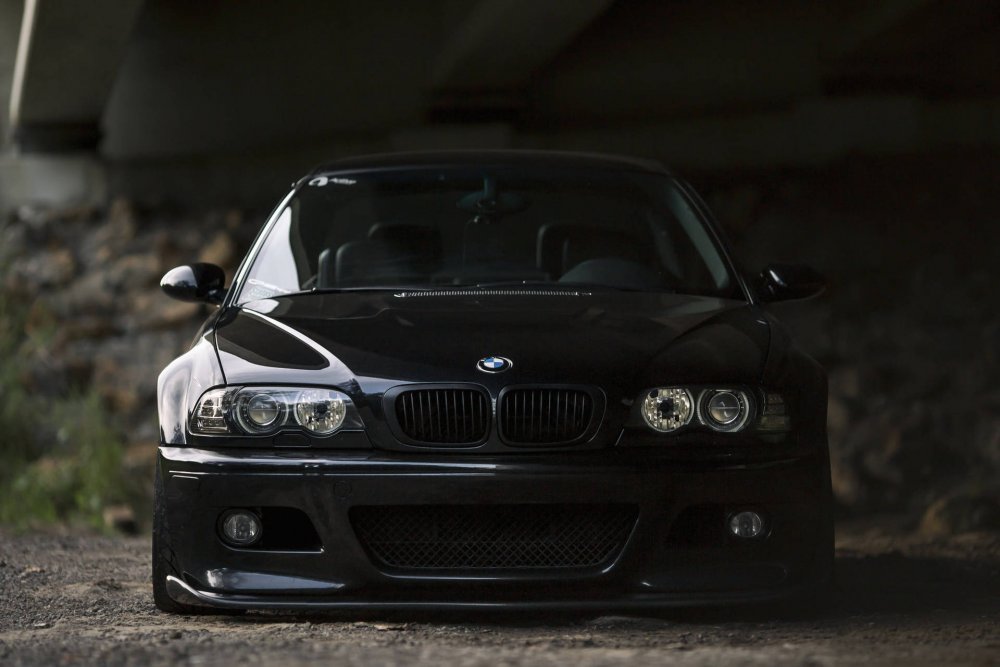 BMW e46 черная