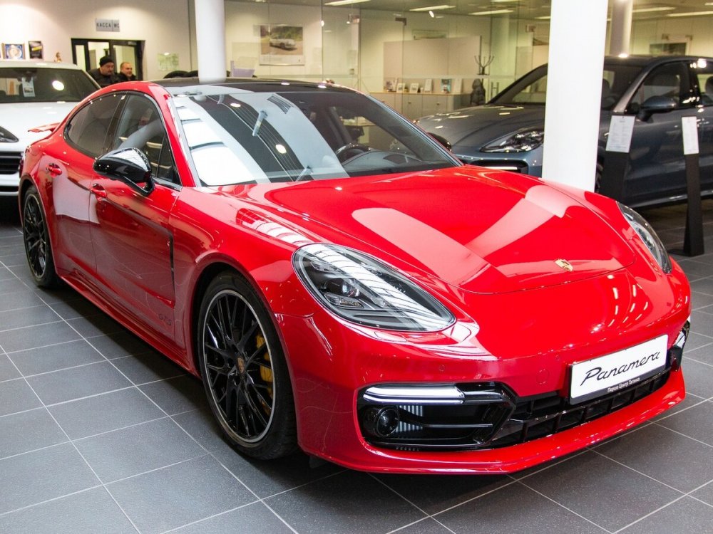 Porsche Taycan Red