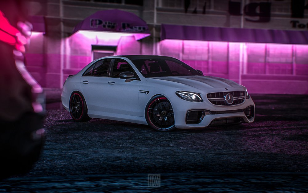 Мерседес е63 AMG 4к