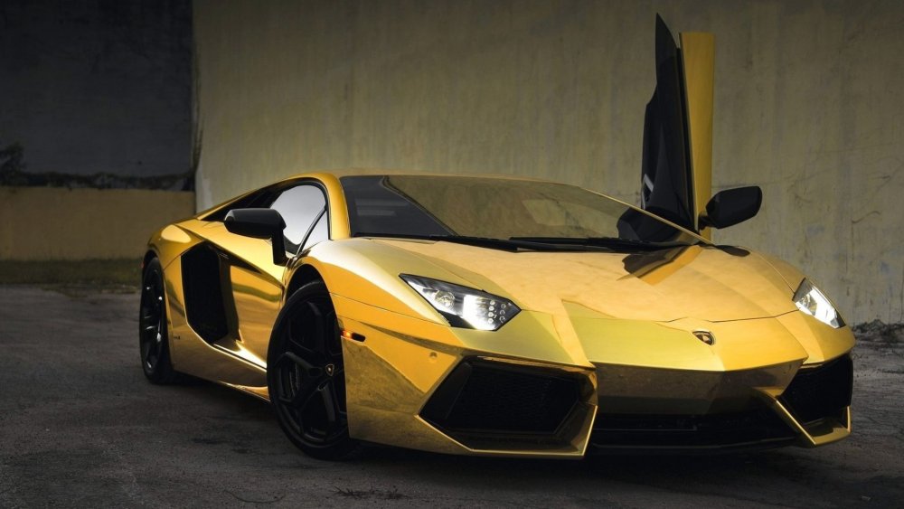 Lamborghini Aventador lp700-4 Золотая