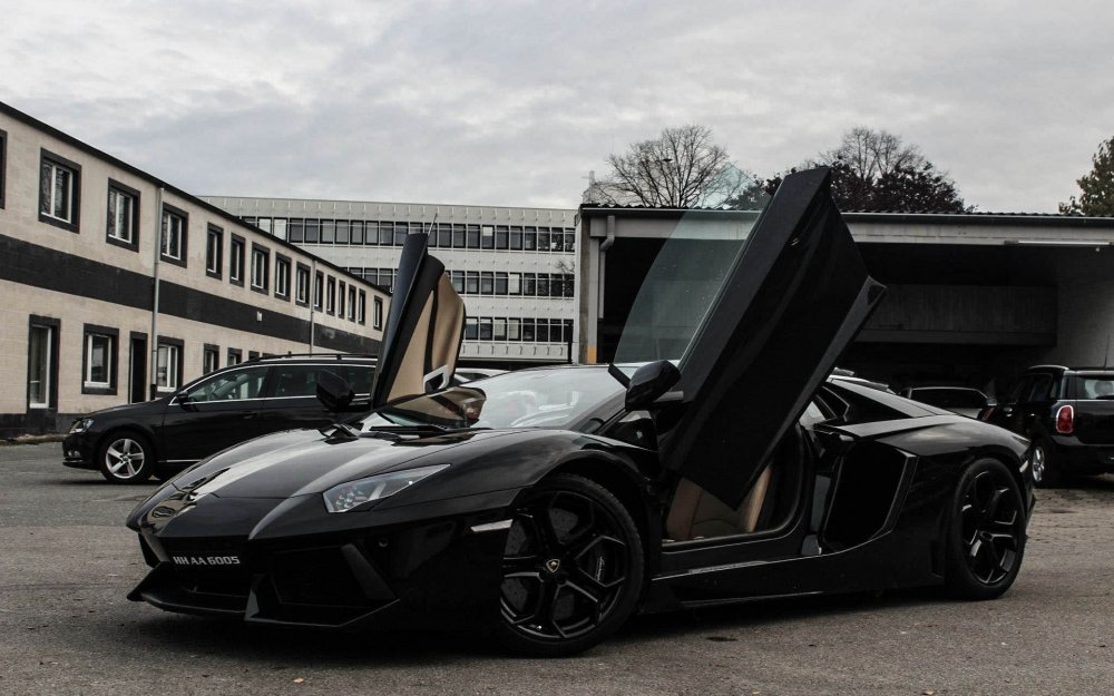 Lamborghini Aventador lp700 чёрный