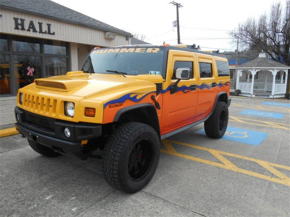 Hummer h2 желтый