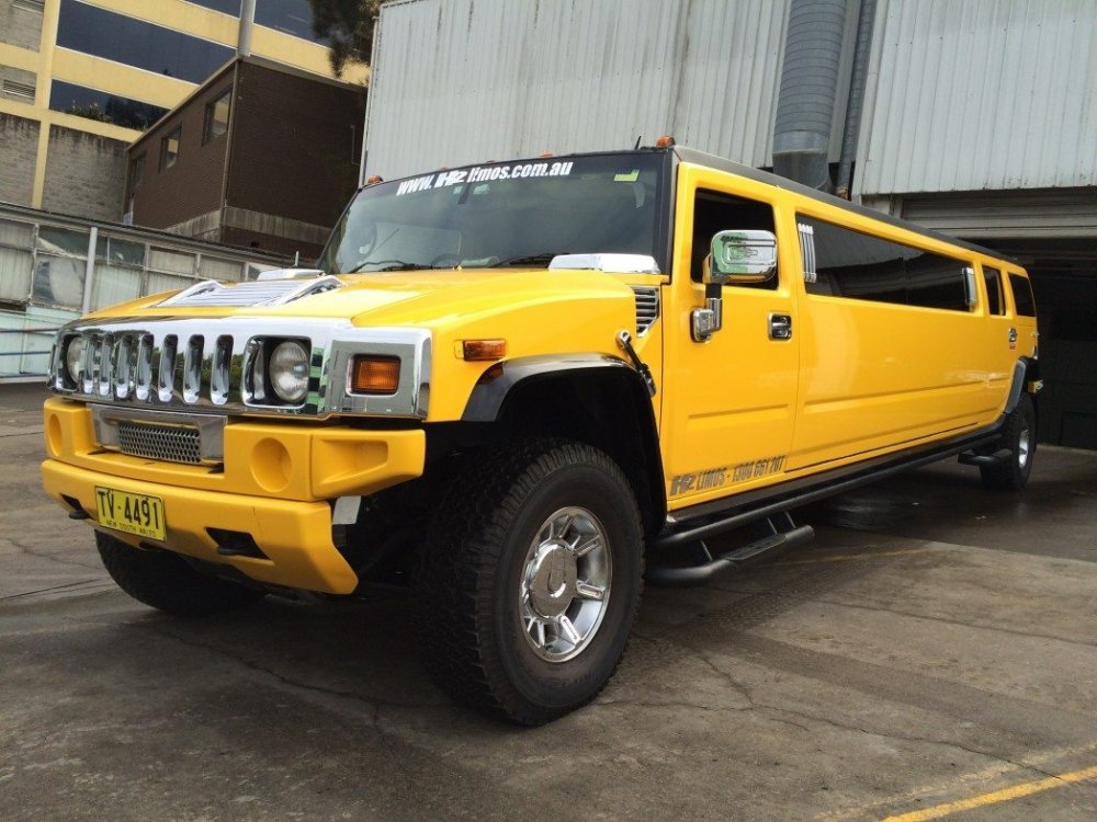 Hummer h2 желтый