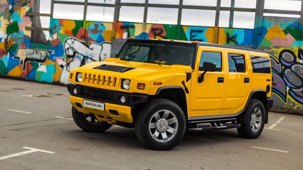 Hummer h2 желтый