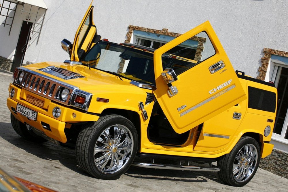 Hummer h1 & h2 & h3 Yellow