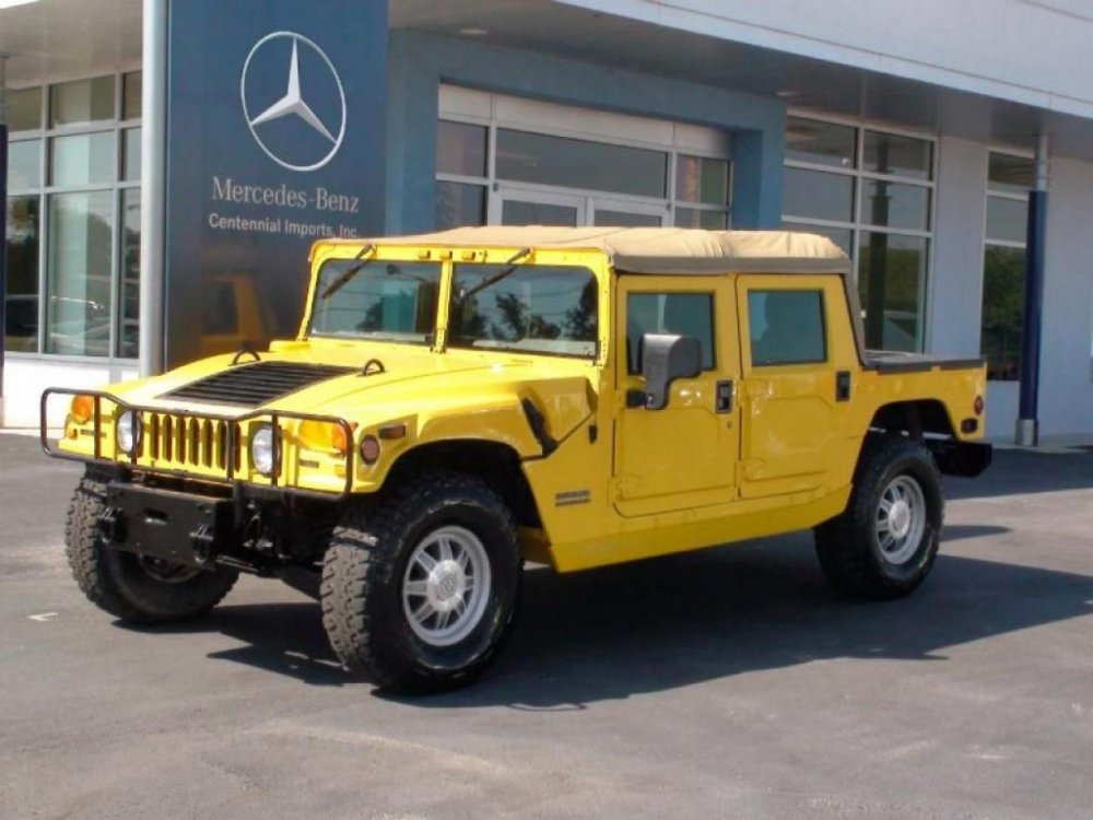 Hummer h1 желтый