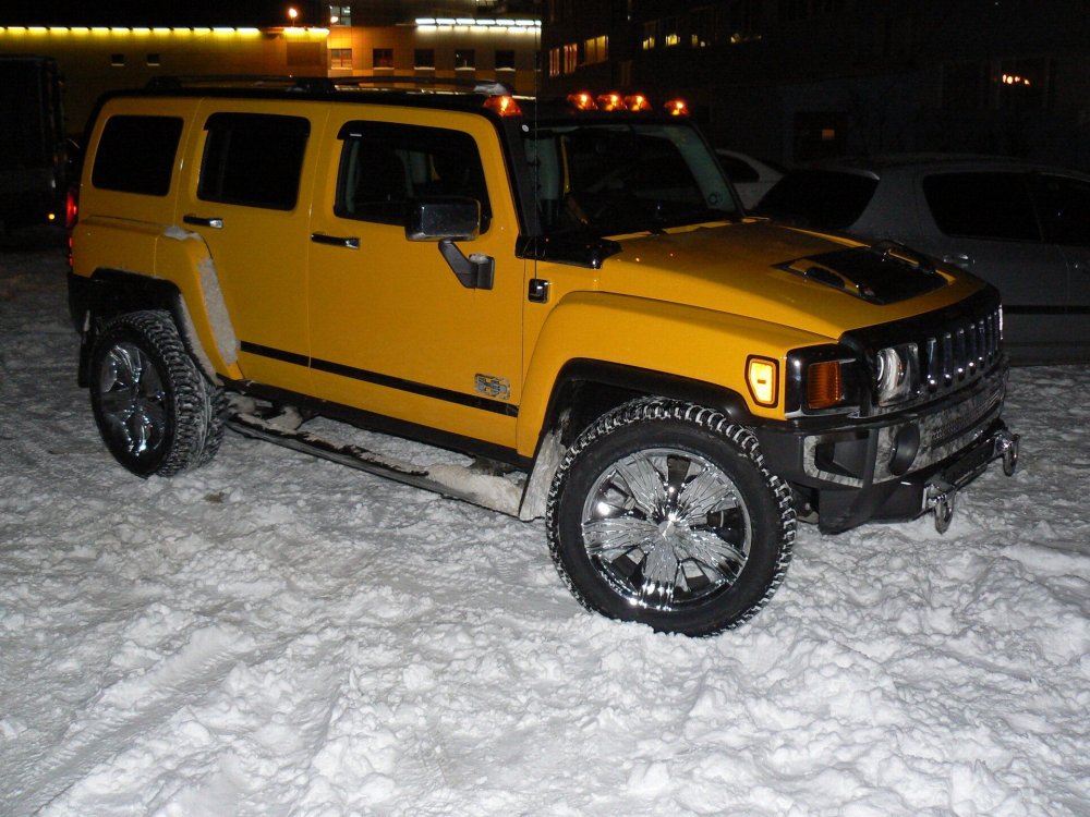 Hummer h3 желтый