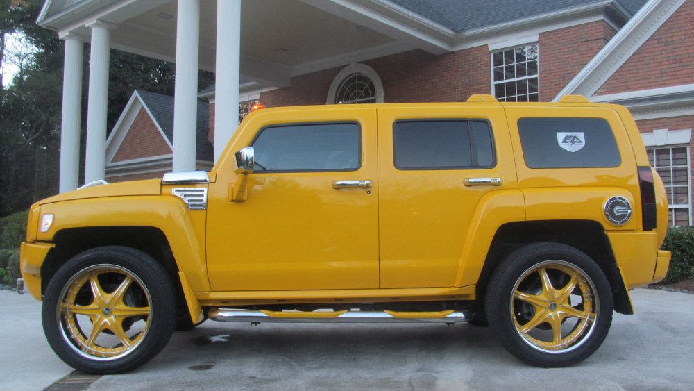 Hummer h3 желтый