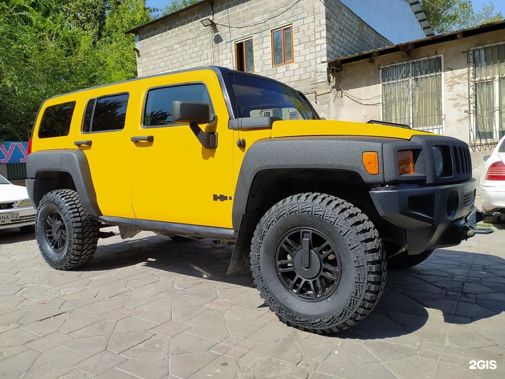 Покраска Раптор Hummer h3