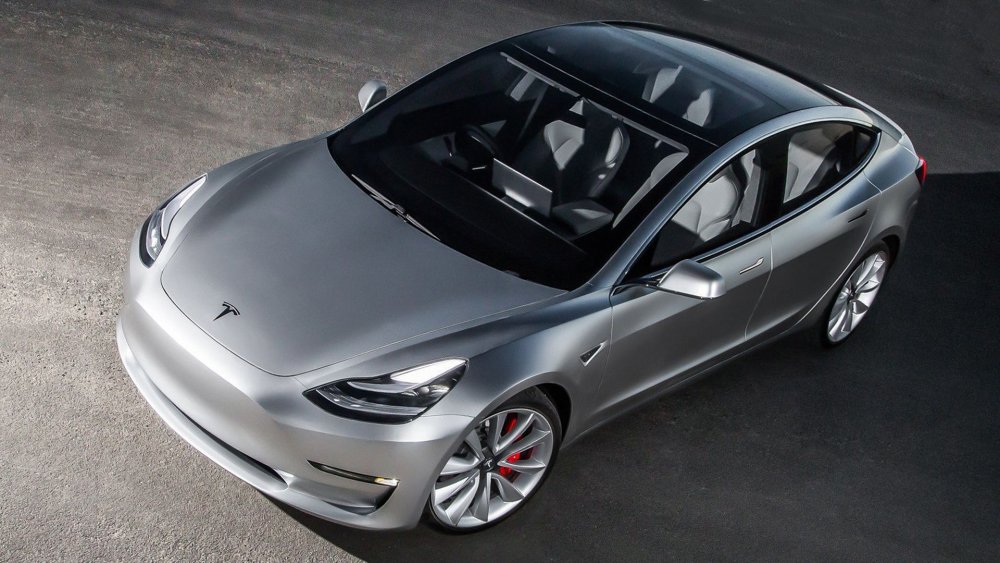 Tesla model 3 обои