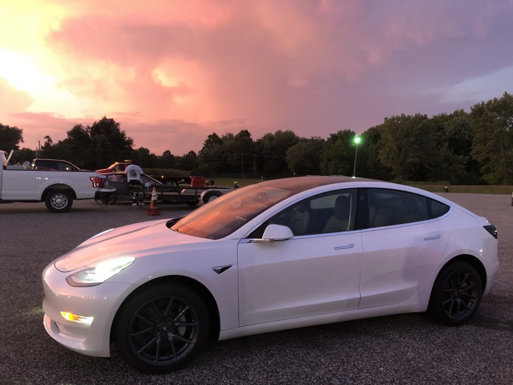 Tesla model 3 White