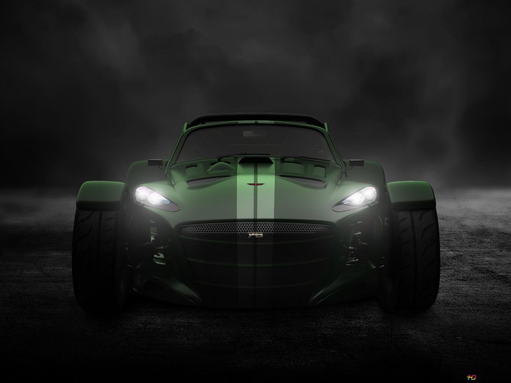 Donkervoort d8 GTO-40 зелёным