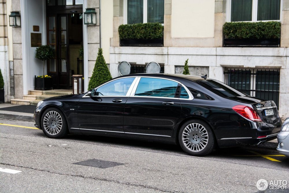 Черный Майбах s600