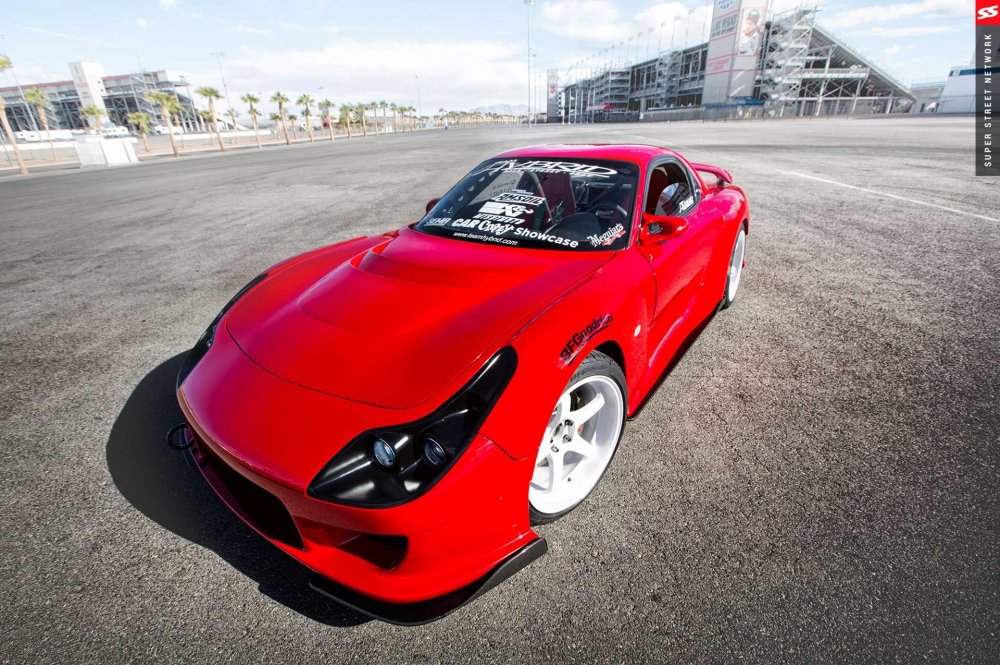 Mazda rx7 красная