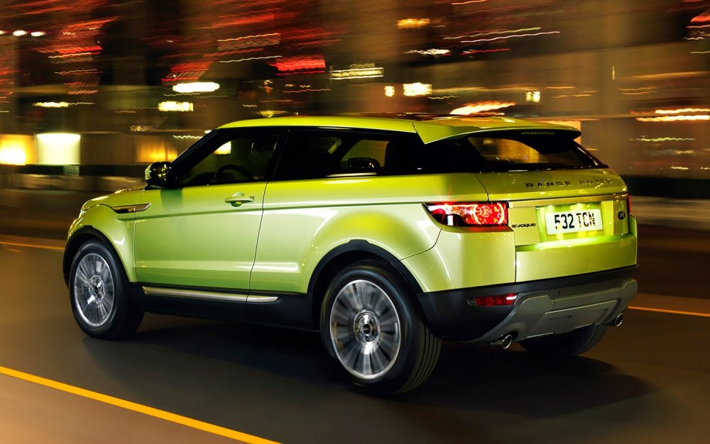 Range Rover Evoque Yellow