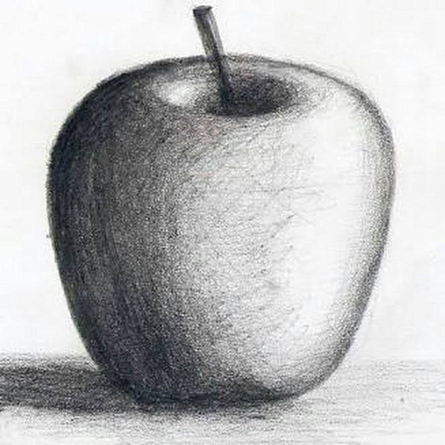 Натюрморт с яблоками раскраска