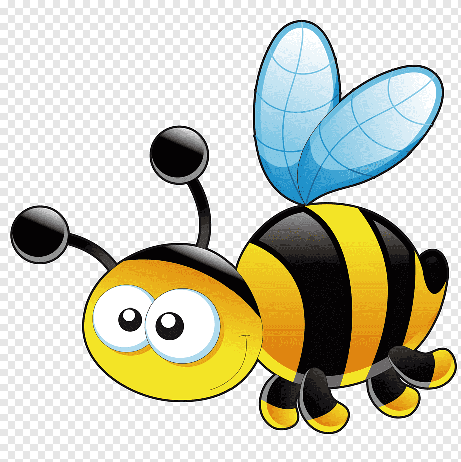 Пчелки цветные для печати