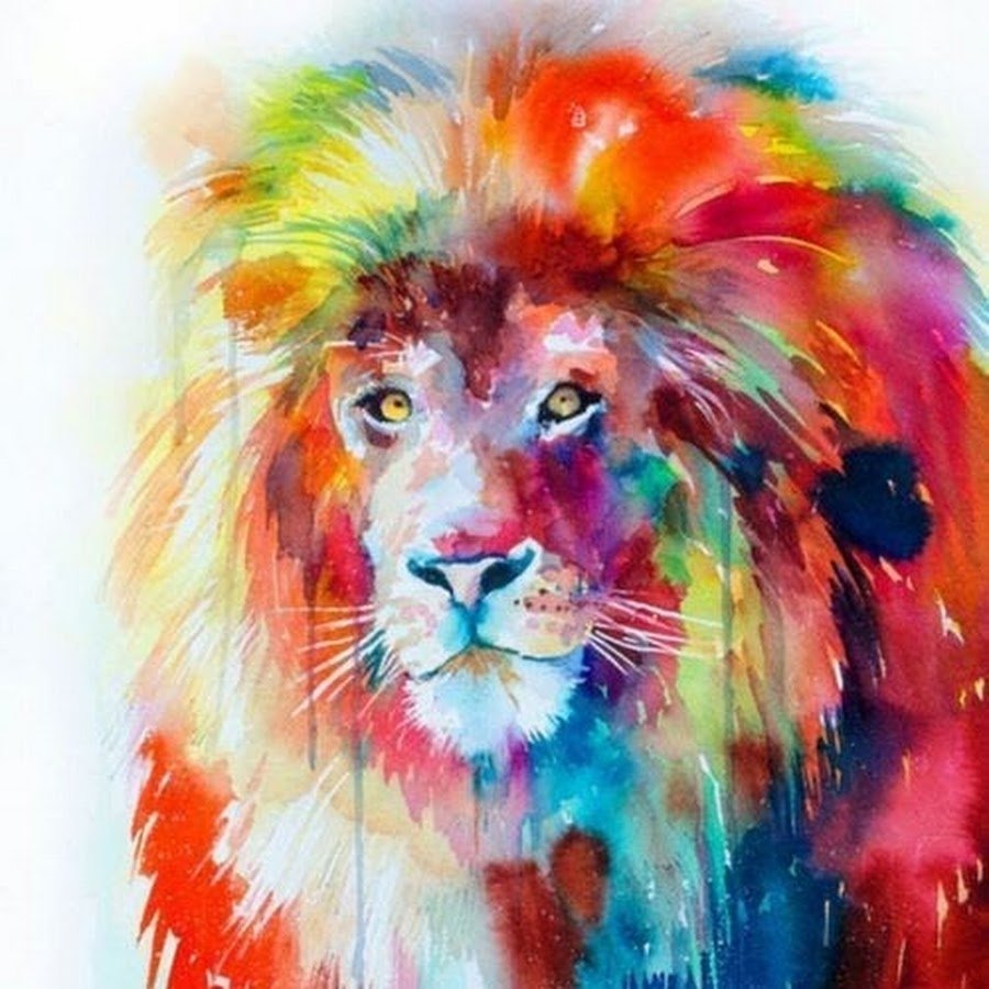 Лев цветной
